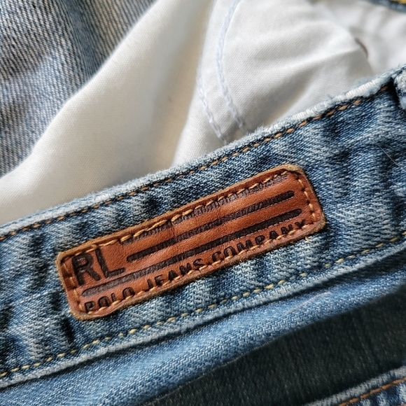 Ralph Lauren Polo Jeans Saturday Jeans DIY Cut-Out Shorts Size 14 - Picture 3 of 11